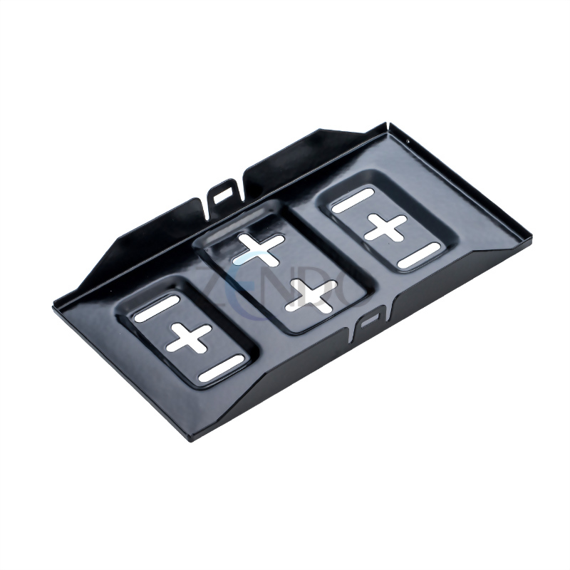 Large Battery Tray - Heavy Duty Steel, Vinyl-Coated | Zendo