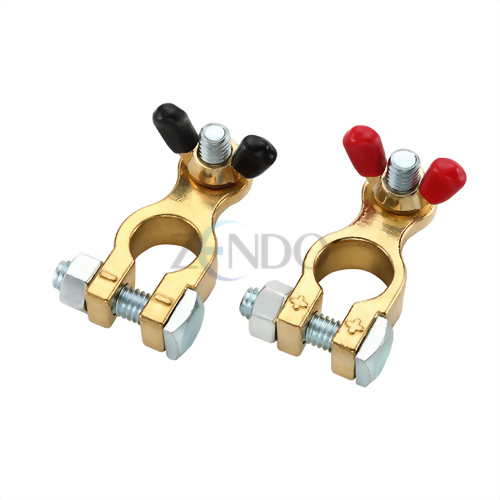 Wing Nut Marine Brass Terminal-Brass Plated