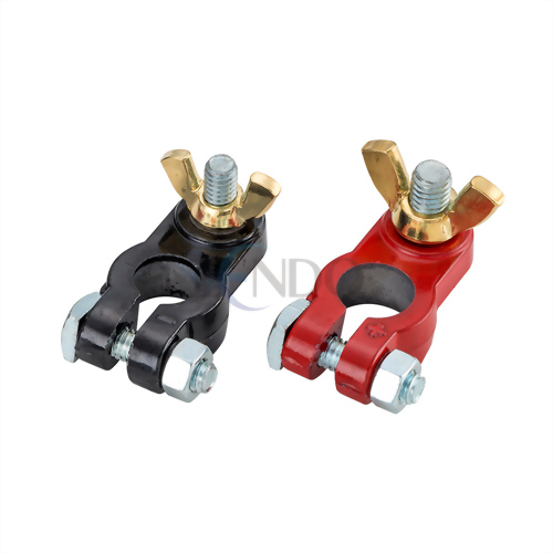 Wing Nut Marine Zinc Terminal-Red and Black