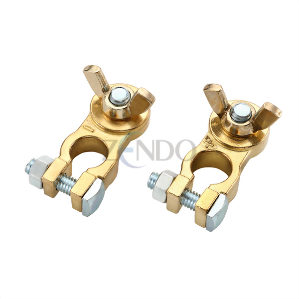 3/8" Wing Nut Marine Brass Battery TerminalBrass Plated JHC3201zendotaiwan battery terminals