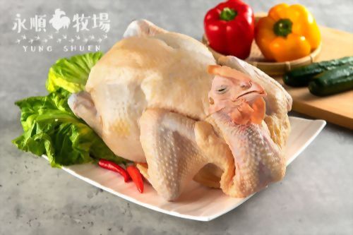 竹仿雞-全雞(公)-一台斤150元(活稱)，可免費剁切分裝