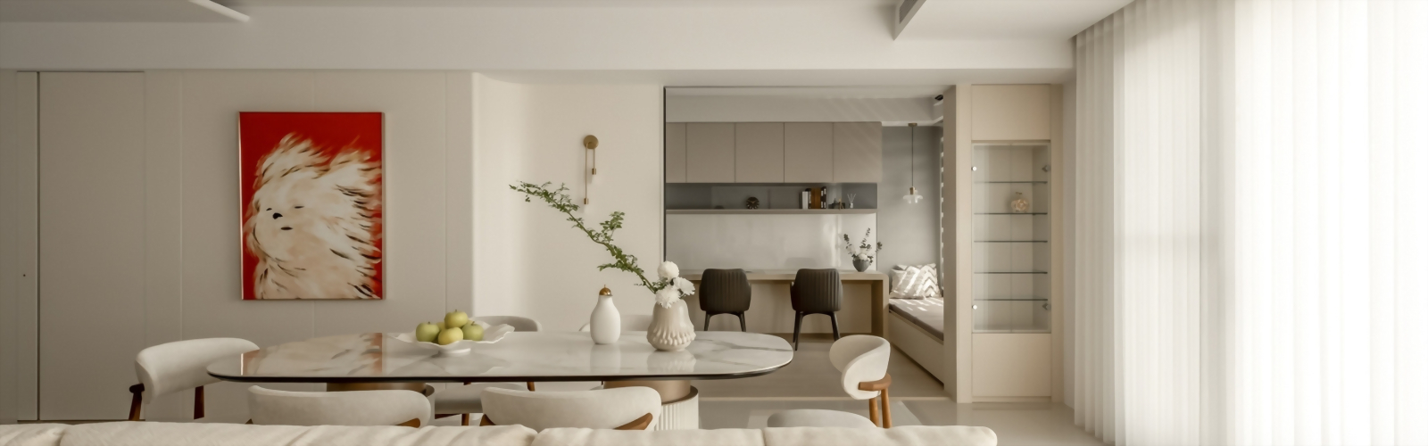 奶油宅｜住宅空間設計