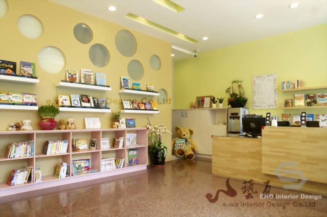 布朗熊童書繪本館-兒童商業空間設計｜邑合高雄室內裝修
