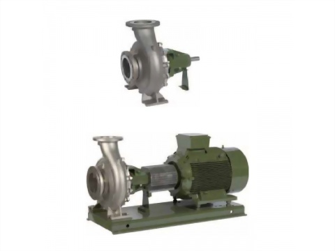 端吸式聯軸離心泵浦-法蘭口