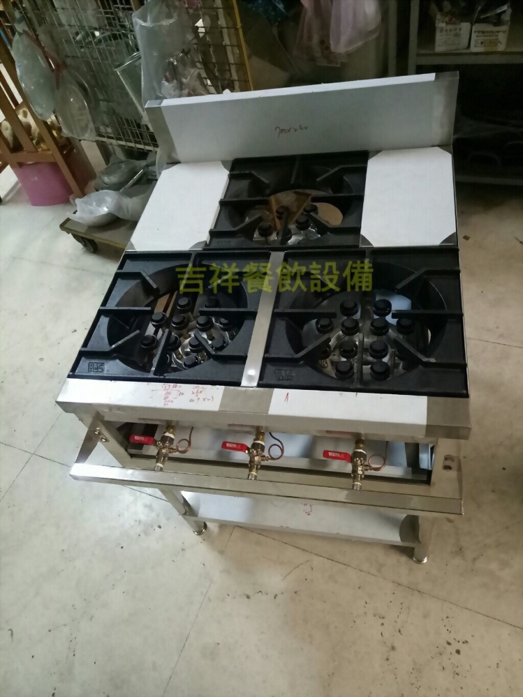 六口主爐西餐爐（JS-11085) - 吉祥餐飲設備