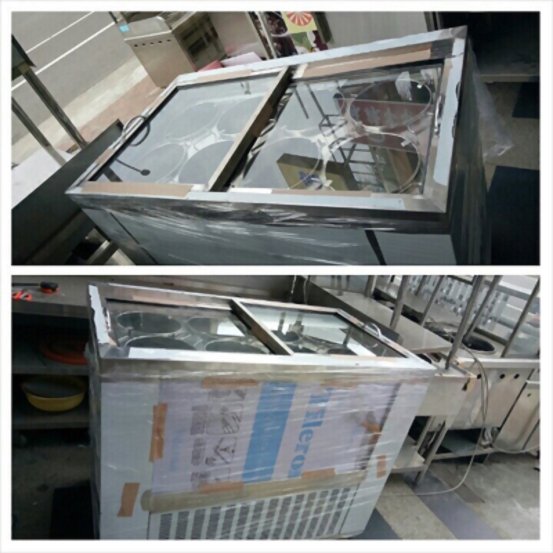 玻璃门8桶凉水台 订制品