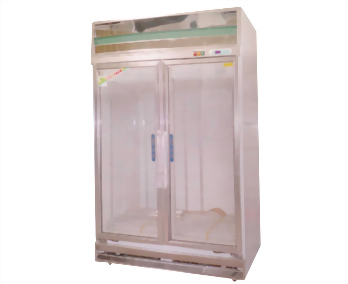 雙門冷藏冰箱-白鐵綠