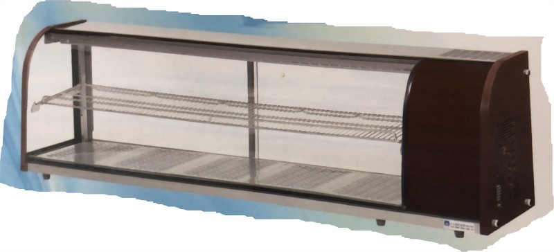 美食料理圓弧展示櫃