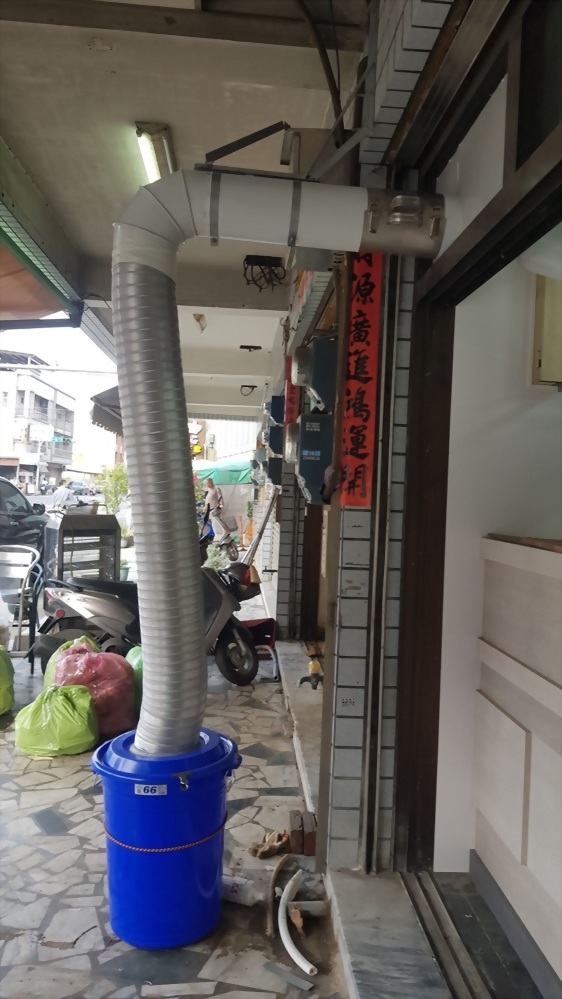 鐵捲門活動式風管