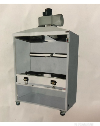 雙口煙罩式快速炒菜爐