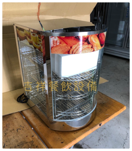 圓弧玻璃保溫櫥1P-3