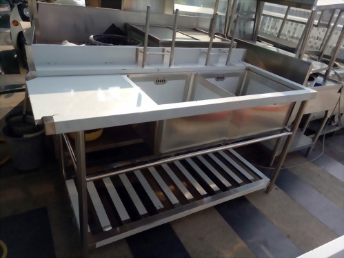 客製洗碗機專用不鏽鋼洗台