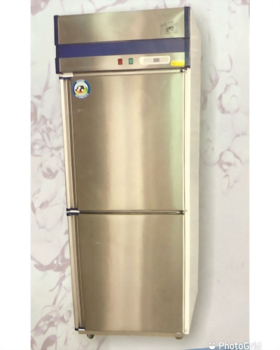 雙門立式不銹鋼冰箱