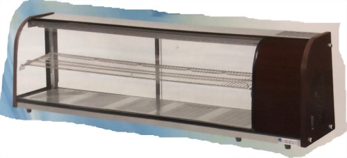 美食料理圓弧展示櫃