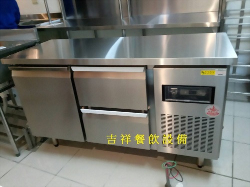 抽屜式白鐵工作台冰箱