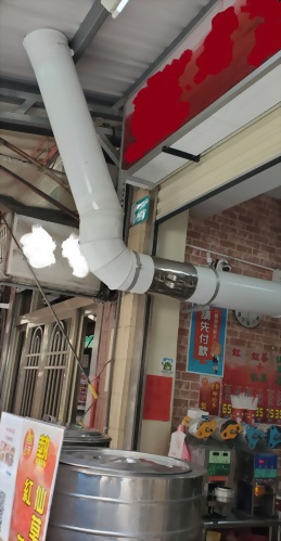 鐵捲門活動式風管