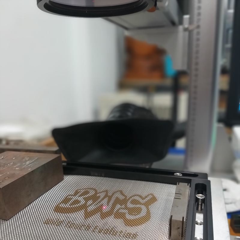不鏽鋼金屬濾網雷射打標-2