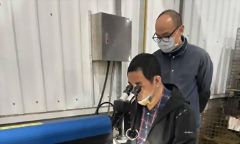 雷射焊接機 安裝及教育訓練完成