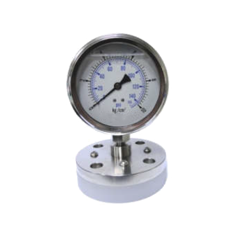PG02法蘭型隔膜式壓力錶 單法蘭型、工業用壓力錶供應商 - 昌揚科技有限公司