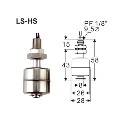 小型浮球液位計