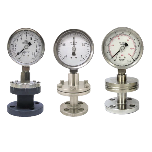 法蘭型隔膜式壓力計｜壓力表 雙法蘭型(工字型)