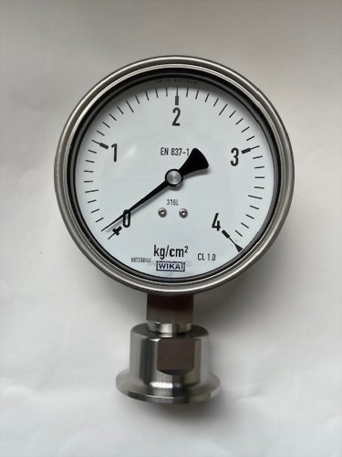 衛生級隔膜式壓力計｜壓力錶 夾接型