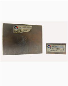 Copper-containing graphite