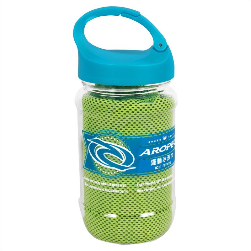 Ice Towel with Drinking Bottle package-set