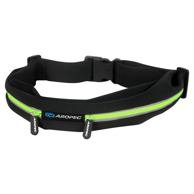 Sport Waist Belt with 2 zipper pockets