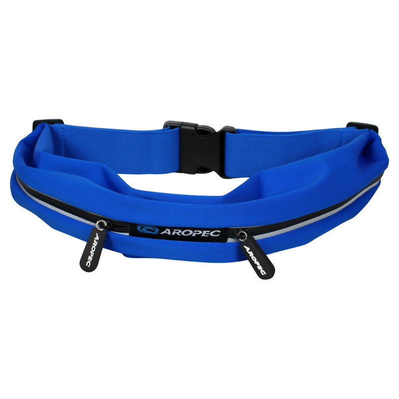 Sport Waist Belt with 2 zipper pockets