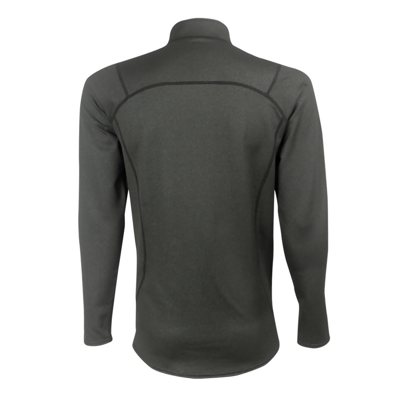 Printed Zip Quick-dry Thermal Long Sleeve Top For Man