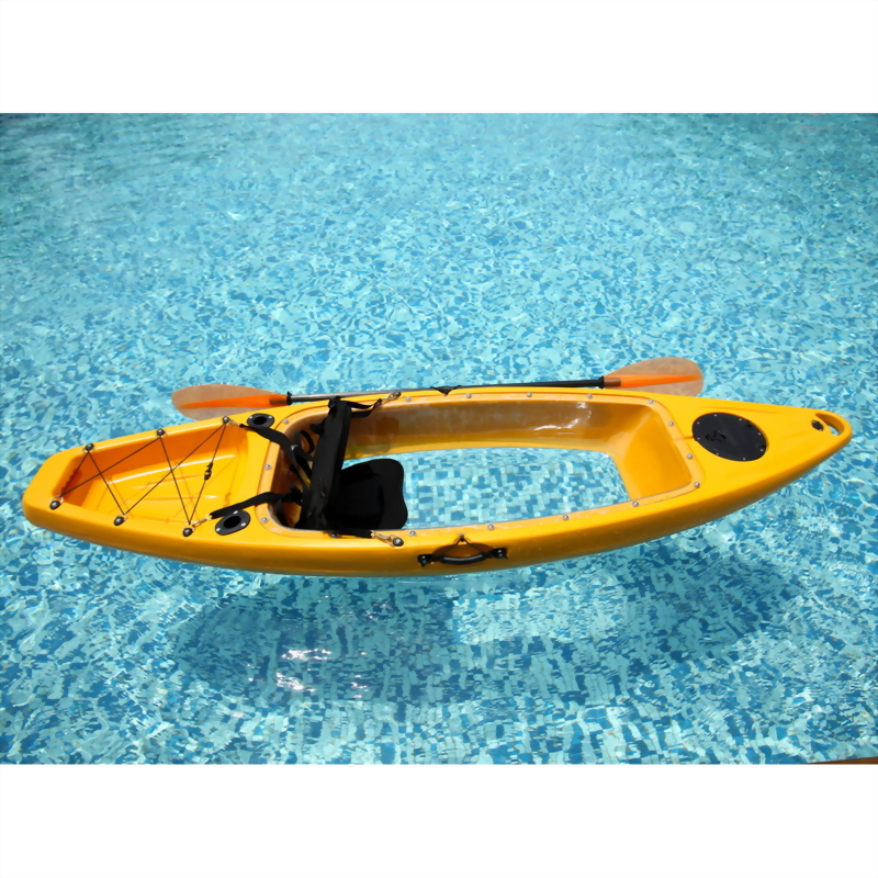 Single, Bottom transparent kayak