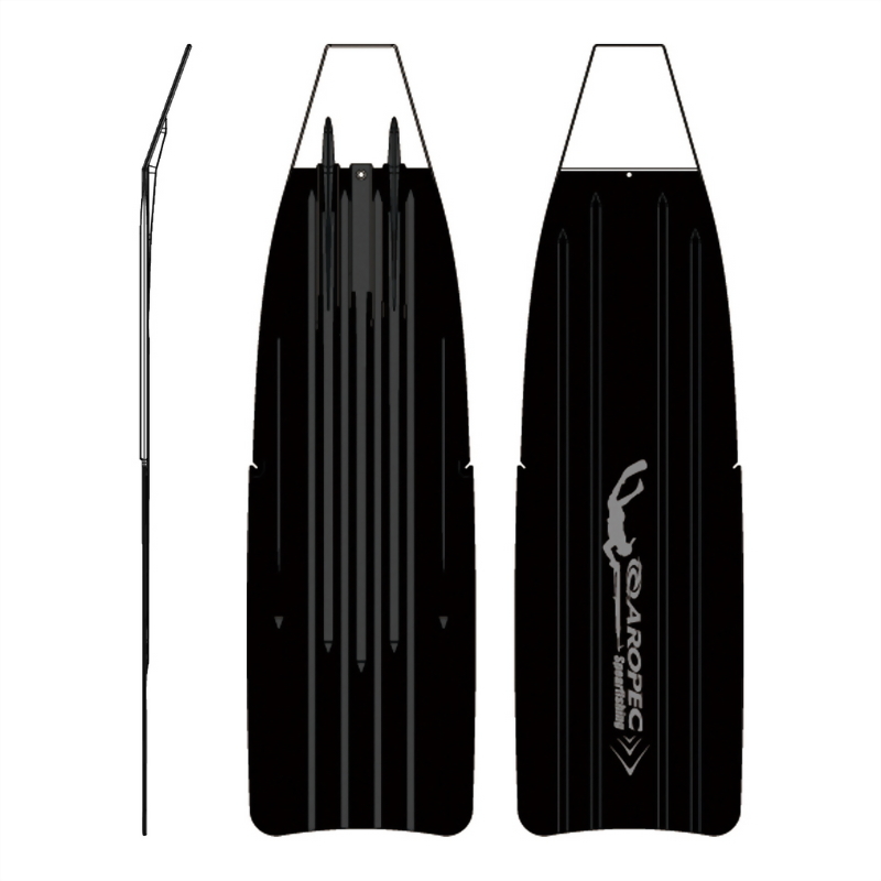 Plastic Fin Blade (One Size) for Spearfishing Fin