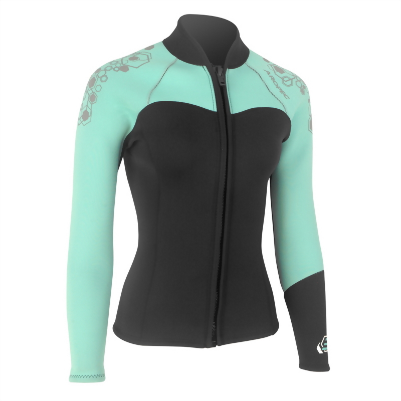 Front zipper openning construction for easy putting in and breathing, and make neck more comfortable