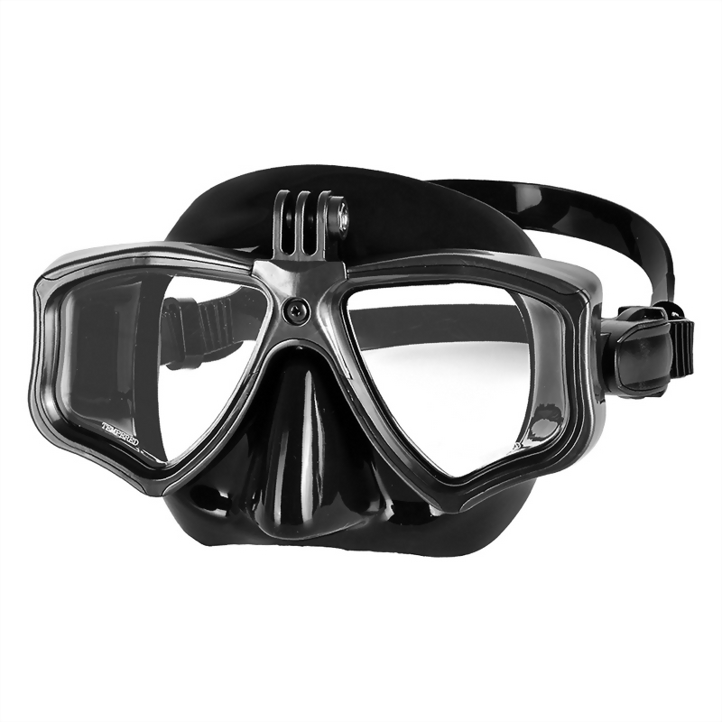 GOPRO/水中攝影拍照專用/附支架型潛水/浮潛雙面鏡