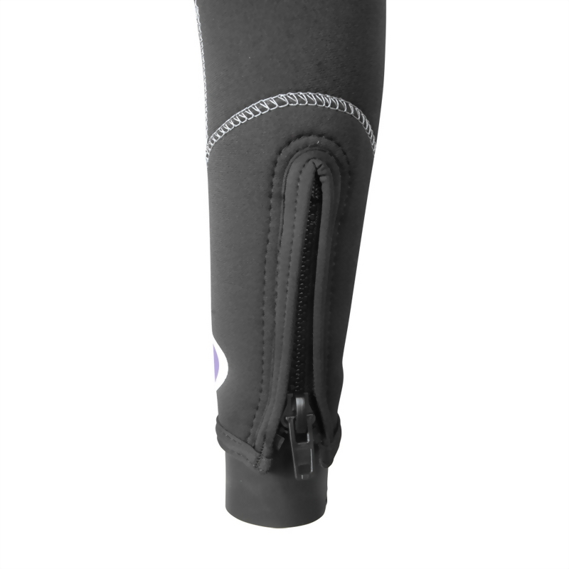 2 layers semi-dry seal with zipper on wrist & ankle