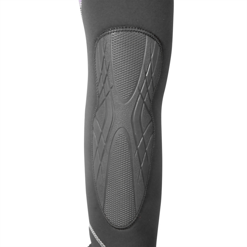 Glued & blind stitched & Liquid-Rubber kneepad