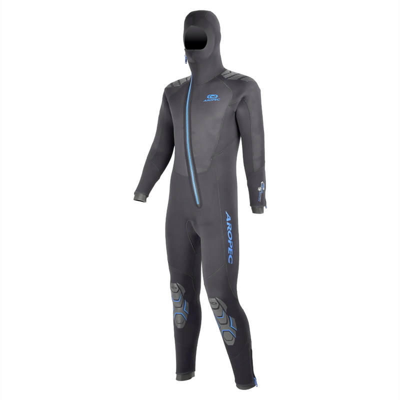 5mm Neoprene hooded semi-dry fullsuit, Man