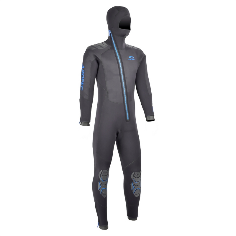 5mm Neoprene hooded semi-dry fullsuit, Man