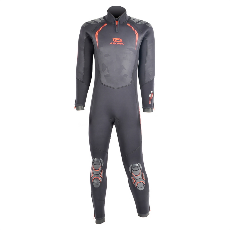 7mm 超彈性半乾式 男款長袖長褲防寒衣