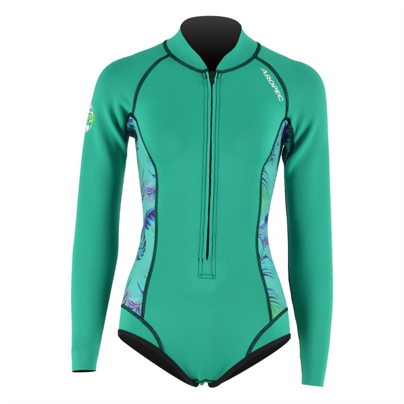 2mm Neoprene 長袖短褲 防寒衣 (比基尼高衩款)