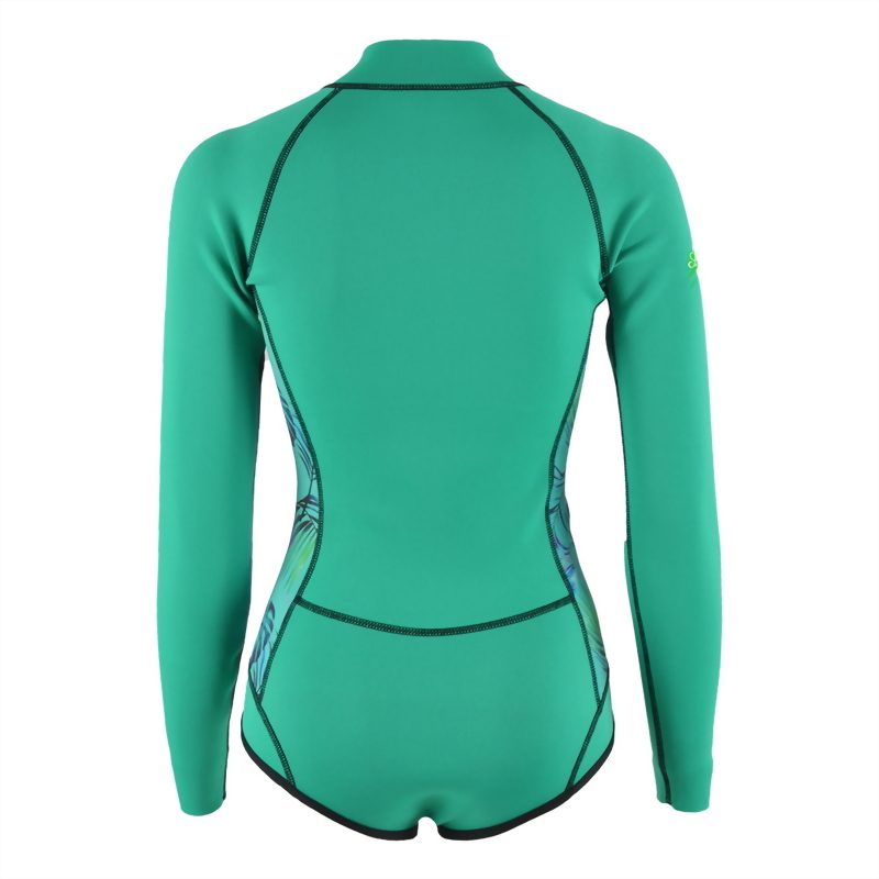2mm Neoprene 長袖短褲 防寒衣 (比基尼高衩款)