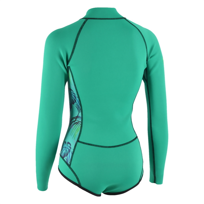 2mm Neoprene 長袖短褲 防寒衣 (比基尼高衩款)