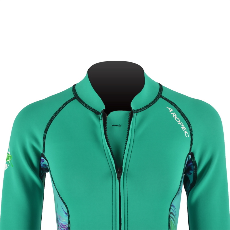 2mm Neoprene 長袖短褲 防寒衣 (比基尼高衩款)
