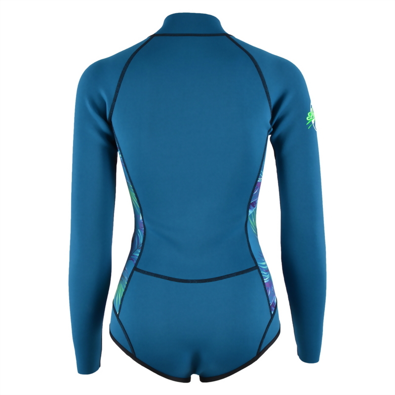 2mm Neoprene 長袖短褲 防寒衣 (比基尼高衩款)
