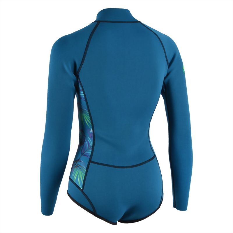 2mm Neoprene 長袖短褲 防寒衣 (比基尼高衩款)