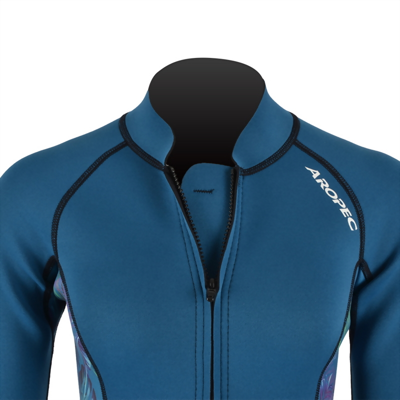 2mm Neoprene 長袖短褲 防寒衣 (比基尼高衩款)