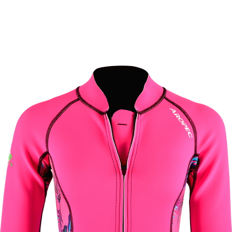 2mm Neoprene 長袖短褲 防寒衣 (比基尼高衩款)