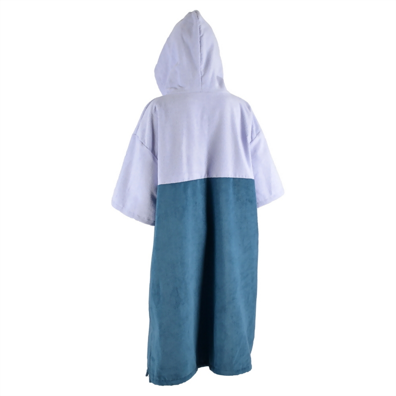 Front Zipper Changing Poncho, Solid Color