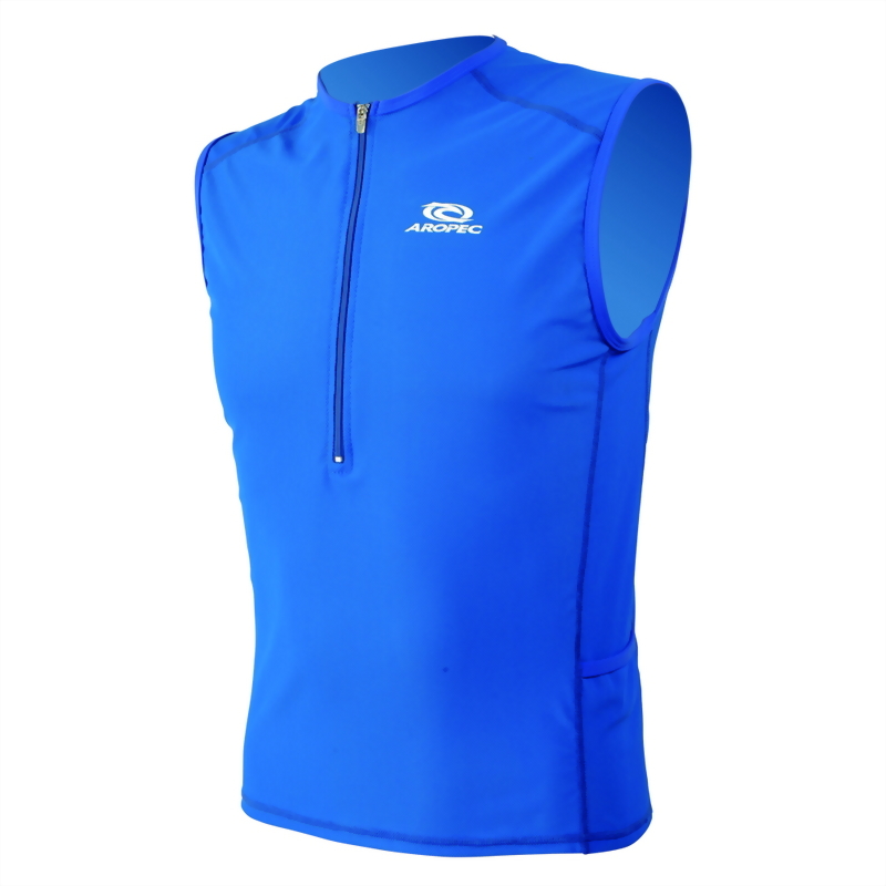 Top chest with #3 zipper openning to be comfortable